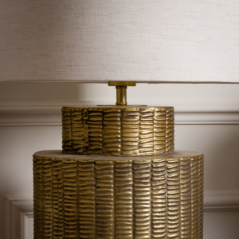 Geometric Gold Lighting - Rhiamon  Lamp Base Gold Voyage Maison