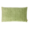 Kai Rialta Geometric Rectangular Cushion Cover in Aloe