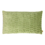 Kai Rialta Geometric Rectangular Cushion Cover in Aloe