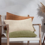 Yard Ribble Cushion Cover in Khaki