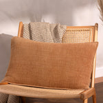 Yard Ribble Cushion Cover in Pecan