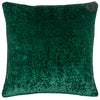 Paoletti Ripple Plush Velvet Cushion Cover in Emerald