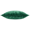 Paoletti Ripple Plush Velvet Cushion Cover in Emerald