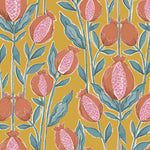 Voyage Maison Rithani Printed Cotton Fabric in Gold