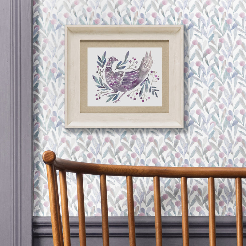 Voyage Maison Ritsurin Violet Framed Print in Birch