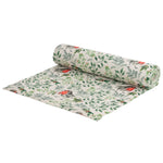 Evans Lichfield Robin Christmas Festive Table Runner in Green