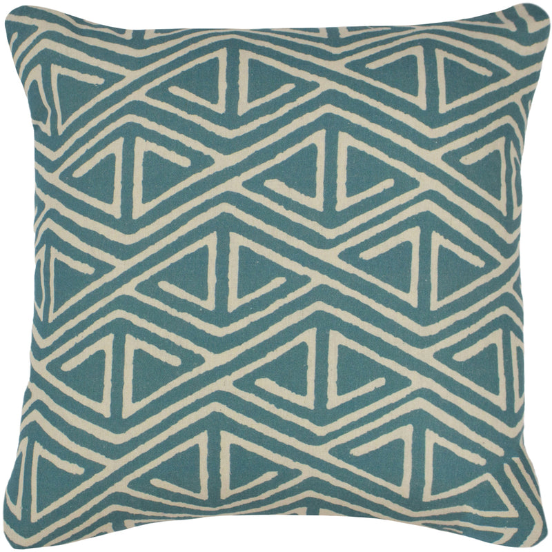 furn. Nomi Monoprint Cushion Cover in Teal