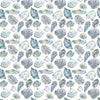 Voyage Maison Rockpool Printed Cotton Fabric in Marine