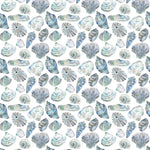 Voyage Maison Rockpool Printed Cotton Fabric in Marine