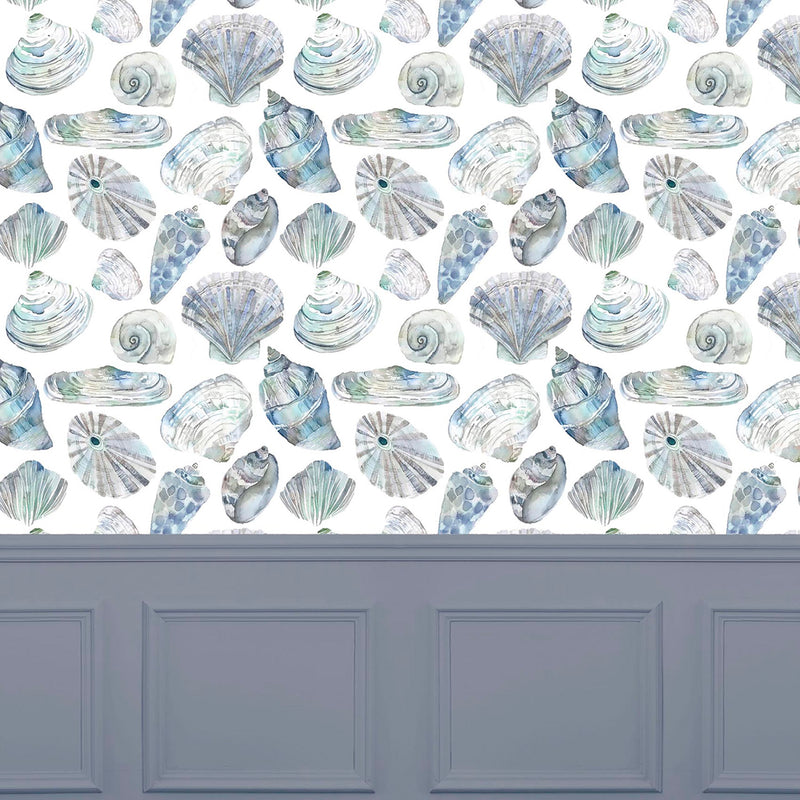 Voyage Maison Rockpool 1.4m Wide Width Wallpaper in Marine