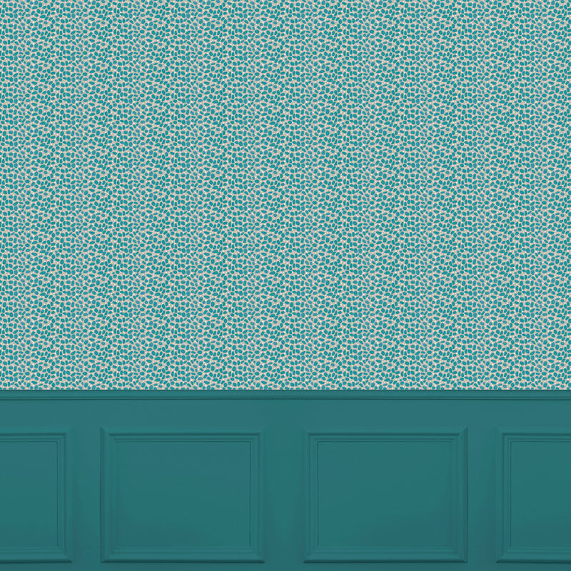 Voyage Maison Roro 1.4m Wide Width Wallpaper in Peacock