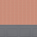 Voyage Maison Roro 1.4m Wide Width Wallpaper in Tangerine