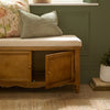 Plain Beige Furniture - Rosalie Wooden Bench Oak Voyage Maison
