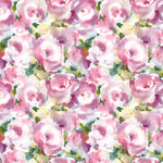 Voyage Maison Rosa Printed Cotton Fabric in Peony