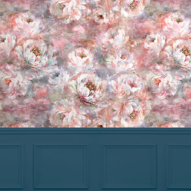 Voyage Maison Roseum 1.4m Wide Width Wallpaper in Sunset