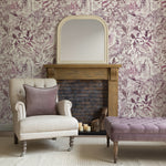 Voyage Maison Rothesay 1.4m Wide Width Wallpaper in Damson