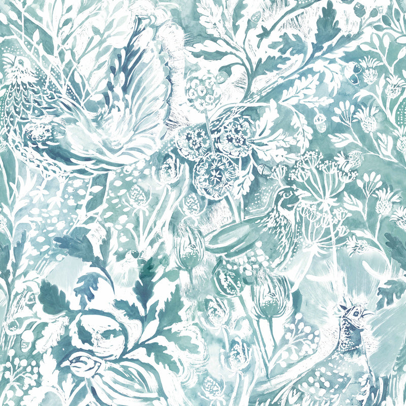 Rothesay Wallpaper Sample Duck Egg