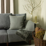 furn. Rowan Cushion Cover in Charcoal