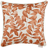 Floral Orange Cushions - Rowan Printed Cushion Cover Amber Additions