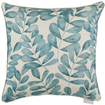 Floral Blue Cushions - Rowan Printed Cushion Cover Aqua Additions