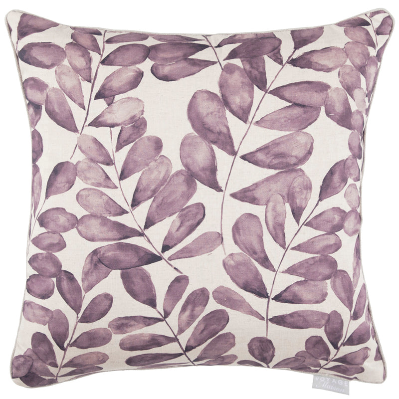 Floral Grey Cushions - Rowan Printed Cushion Cover Dusk Additions