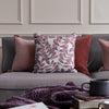 Floral Grey Cushions - Rowan Printed Cushion Cover Dusk Additions