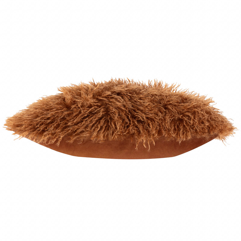 Rowan Faux Fur Cushion Ginger