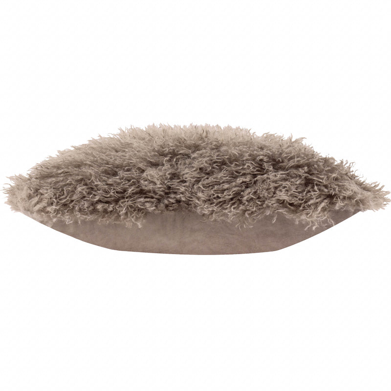 Rowan Faux Fur Cushion Mocha