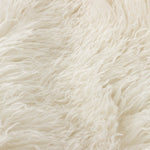 Rowan Faux Fur Throw Ecru