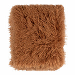 Rowan Faux Fur Throw Ginger
