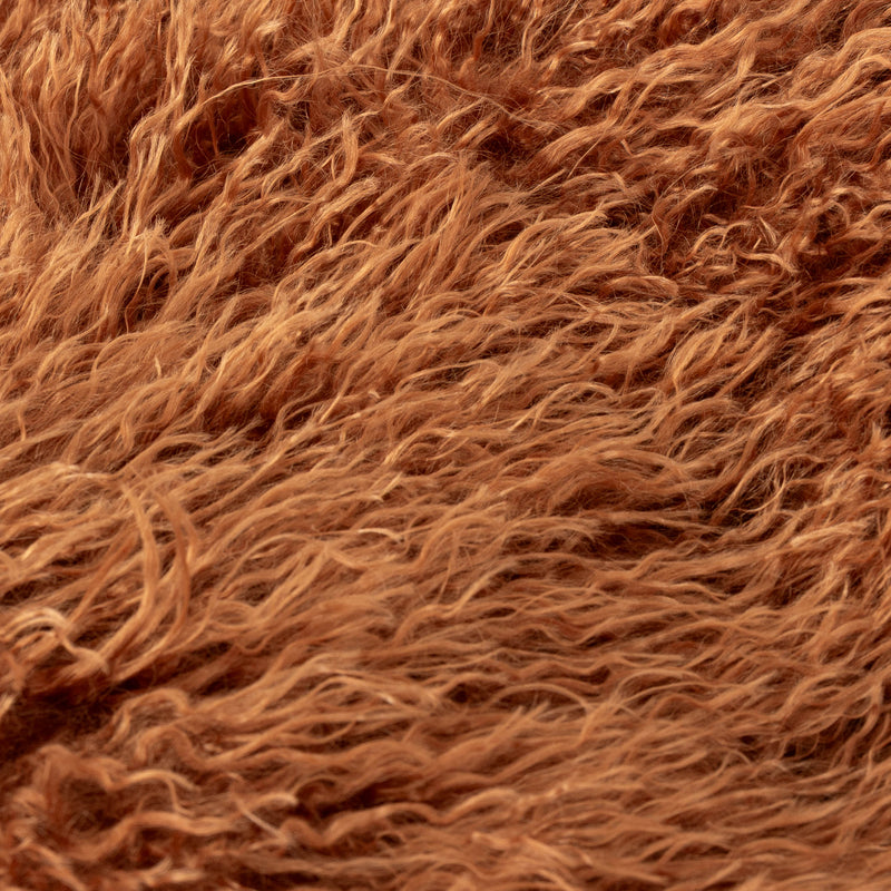 Rowan Faux Fur Throw Ginger