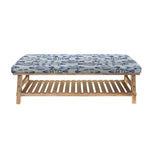 Voyage Maison Rupert Bench in Cove Cobalt