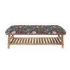 Floral Pink Furniture - Fortazela Rupert Bench Onyx Voyage Maison