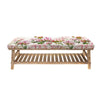 Marie Burke Rupert Bench in Heligan Fuchsia