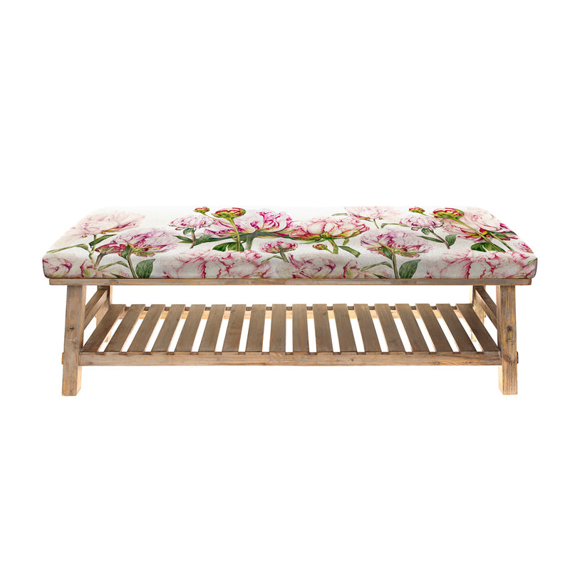 Marie Burke Rupert Bench in Heligan Fuchsia