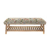 Voyage Maison Rupert Bench in Hermione Linen