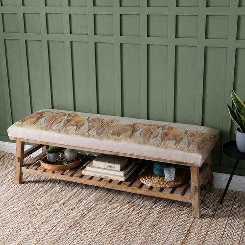 Voyage Maison Rupert Bench in Highland Cow