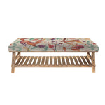 Voyage Maison Rupert Bench in Leaping Into The Fauna Linen