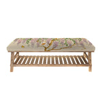 Floral Purple Furniture - Rupert  Bench Mariposa Natural Voyage Maison