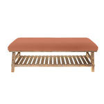 Additions Rupert Bench in Tivoli Rust