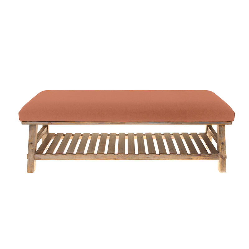 Additions Rupert Bench in Tivoli Rust