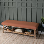 Additions Rupert Bench in Tivoli Rust