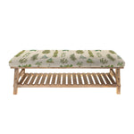 Floral Green Furniture - Rupert  Bench Verbena Natural Voyage Maison