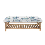 Voyage Maison Rupert Bench in Ives Water Marine