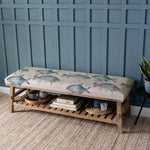 Voyage Maison Rupert Bench in Ives Water Marine