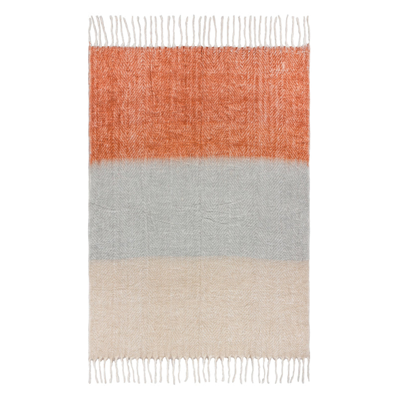 Yard Rawton Ombre Throw in Brick/Flint