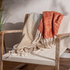 Yard Rawton Ombre Throw in Brick/Flint