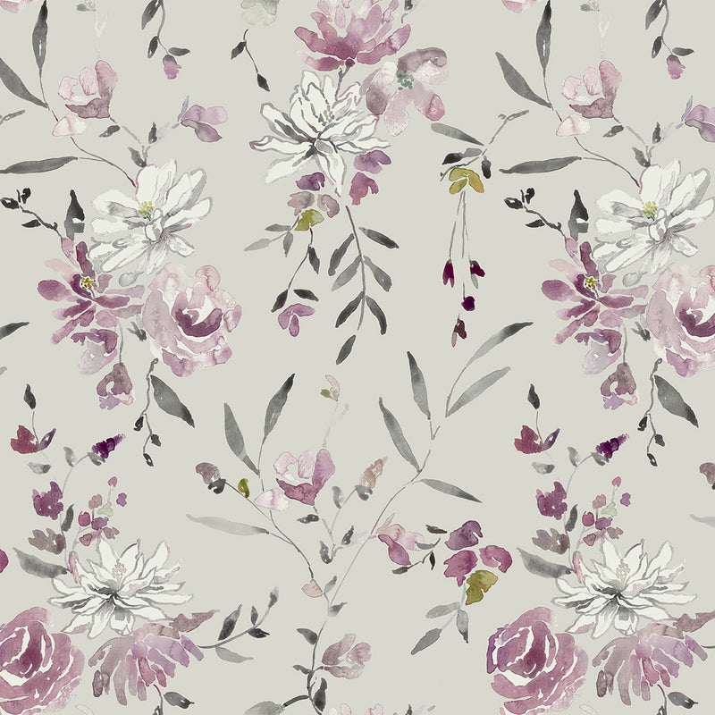 Voyage Maison Saiyuri 1.4m Wide Width Wallpaper in Ironstone