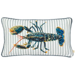 Animal Multi Cushions - Salcombe Lobster Piped Cushion Cover Multicolour Evans Lichfield