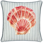 Animal Multi Cushions - Salcombe Scallop Piped Cushion Cover Multicolour Evans Lichfield